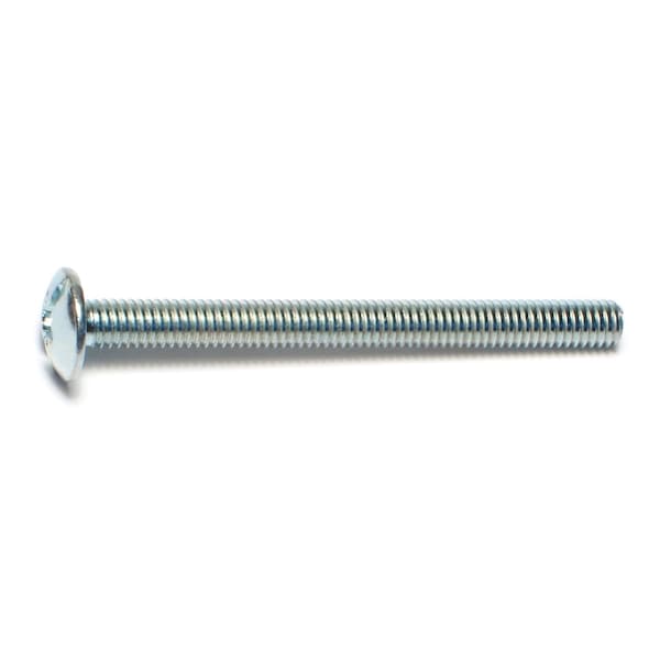 Midwest Fastener M4-0.70 x 45 mm Combination Phillips/Slotted Truss Machine Screw, Zinc Plated Steel, 40 PK 71467 - main